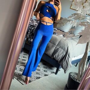 Pretty little thing blue two piece set